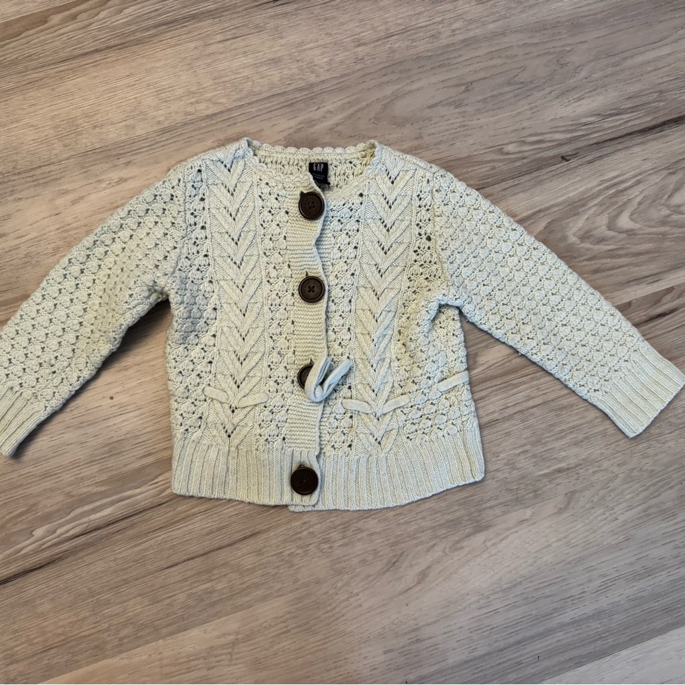 Gap Kids mint Knit Cardigan